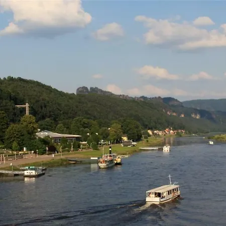 Ferienhaus Sonate - Kamin - Terrasse - Elbblick - Parkplatz * Bad Schandau